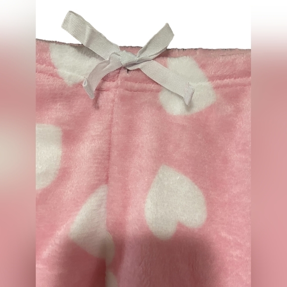NWT Valentines Pink Plush Lounge Pants Comfy Soft Snuggly Pants Extra Large XL - Picture 8 of 15